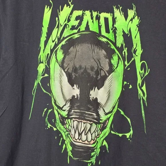Marvel Venom Comics Face Graphic T-Shirt Size Large Men's Fan‎ - Picture 3 of 5
